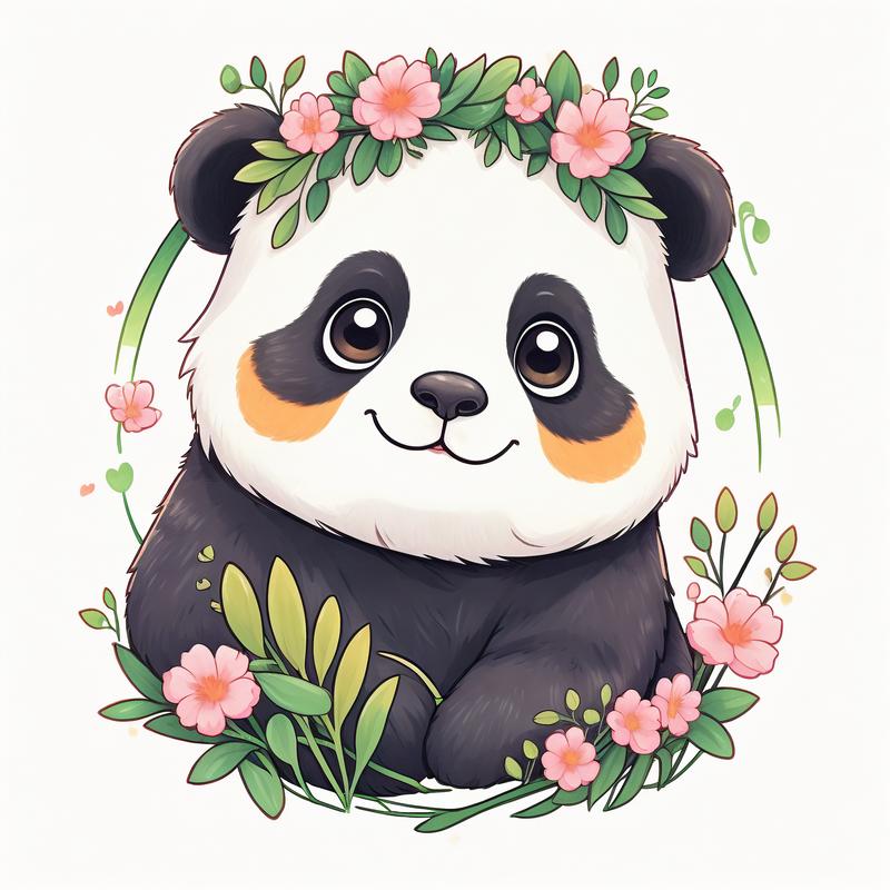 超萌Q版萌图熊猫
