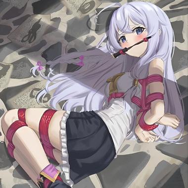 少女戴口球反绑手脚的游戏叫什么