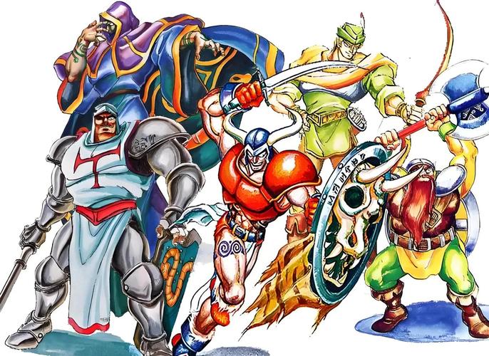 街机龙王战士VS圆桌武士：永恒幻境游戏