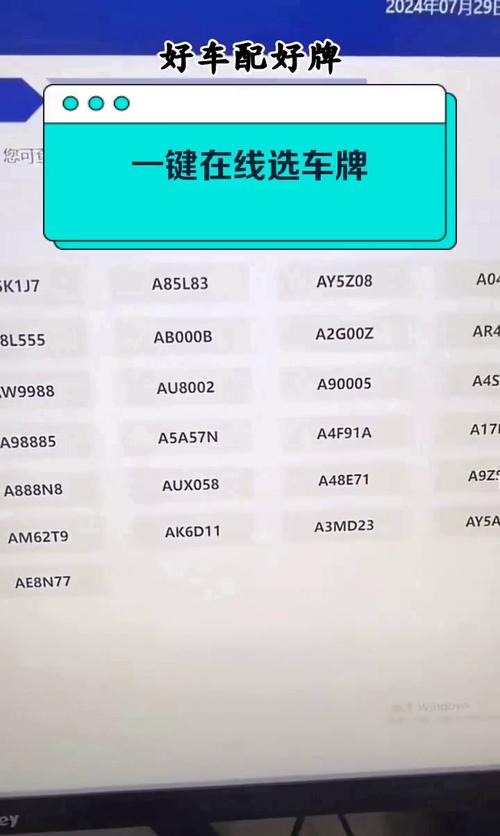 车牌选号神器软件