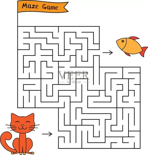 猫咪走迷宫小游戏