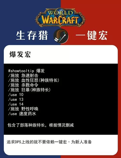猎人一键输出宏