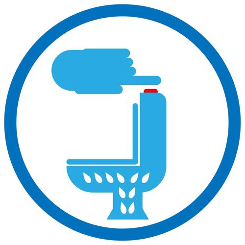 马桶水箱进水不停图标