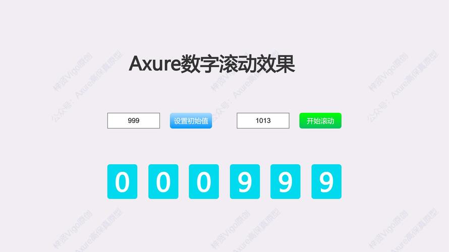 数字滚动随机生成器