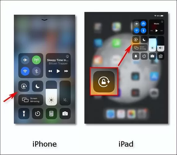ipad怎么锁定屏幕旋转截图