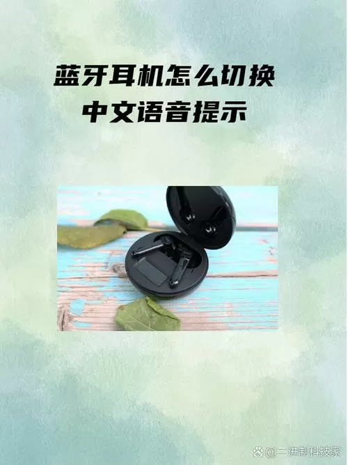 蓝牙耳机怎么设置中文模式
