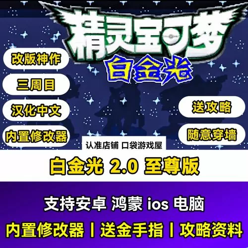 口袋妖怪白金光修改器怎么用