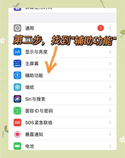 苹果手机隐藏功能在哪里设置