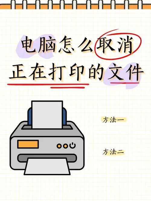 电脑打印文件怎么取消打印