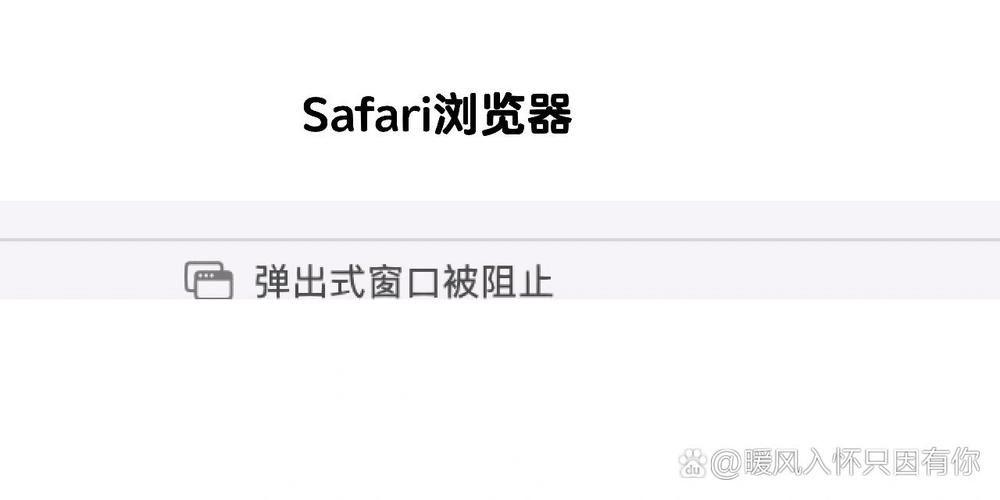 safari浏览器阻止弹出式窗口