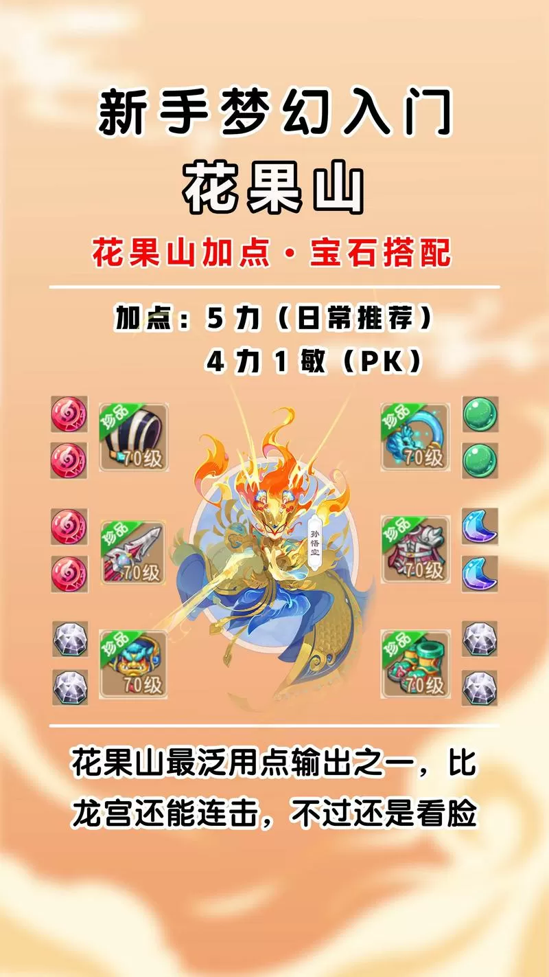 梦幻西游花果山5力加点