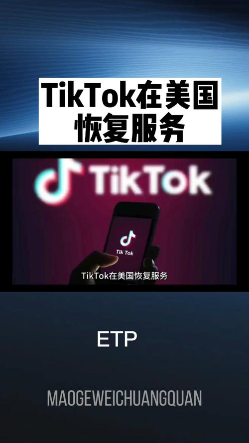 TikTok在美国恢复上线
