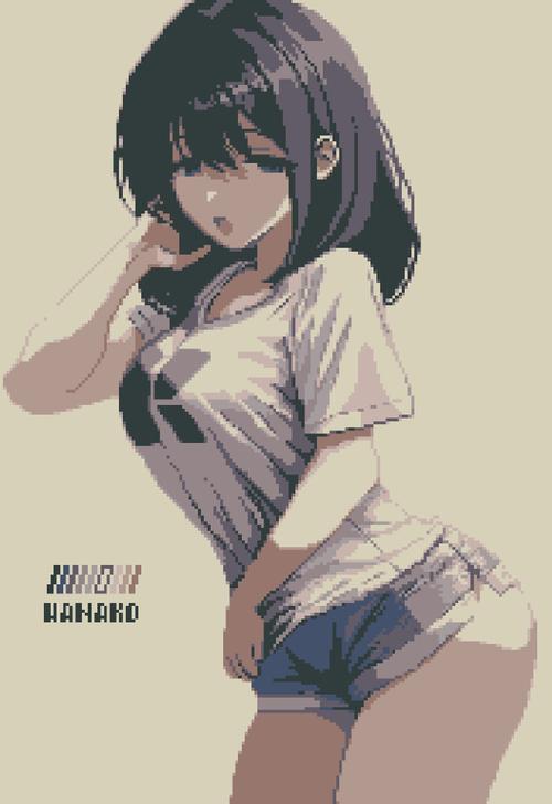 可爱像素女孩绅士版