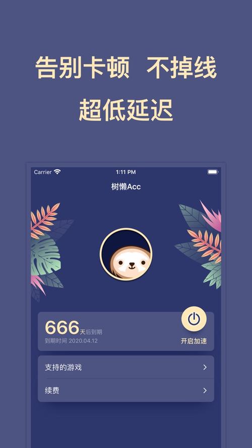 树懒Acc加速器安卓官方版