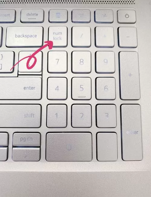 戴尔笔记本数字键怎么解锁
