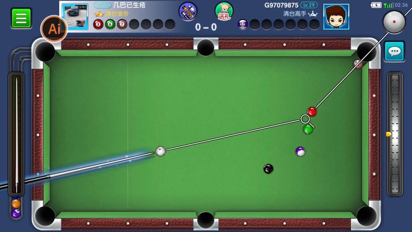 台球世界辅助瞄准器使用方法永不升级版