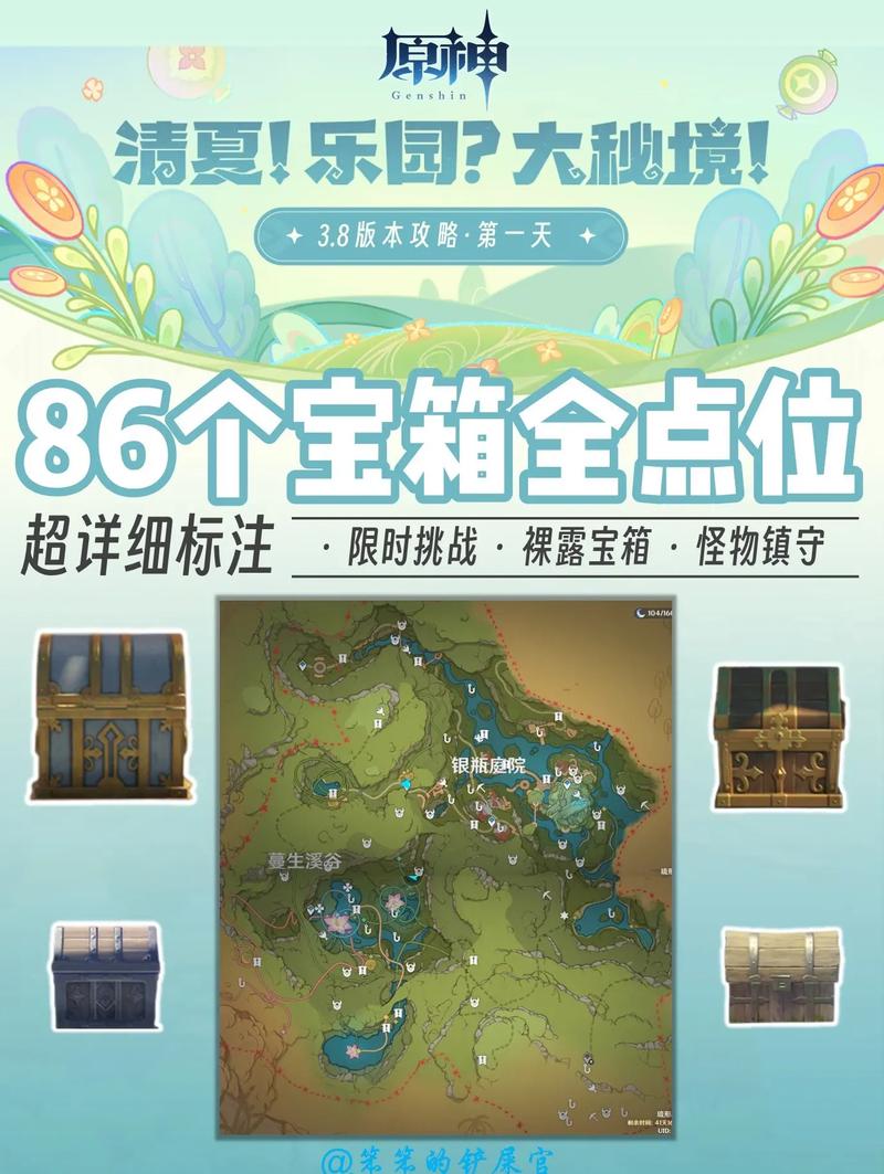 原神外挂一键收集宝箱无限时间版图标