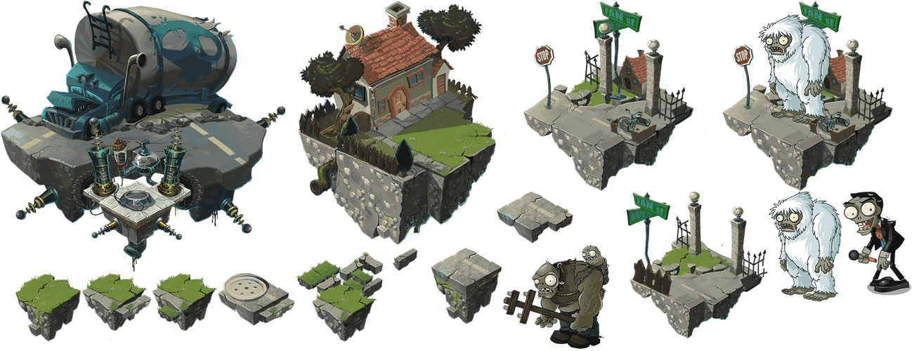 pvz2旧版迷宫地图