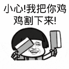 刀切小鸡搞笑图片表情包