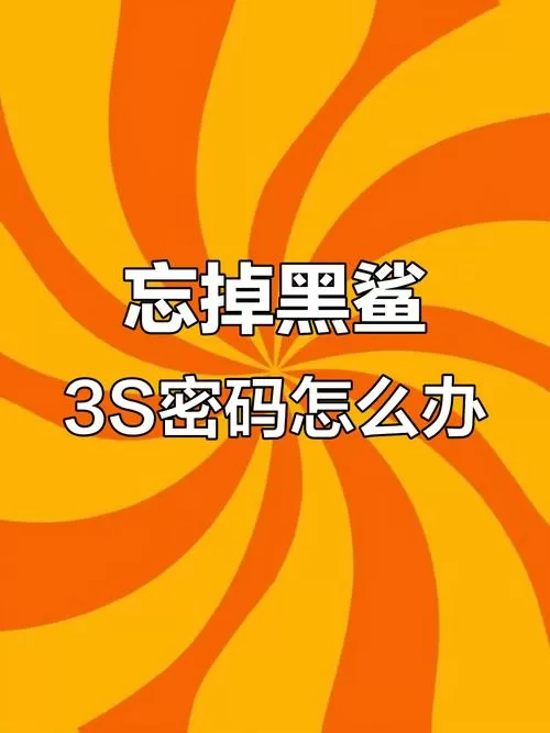 黑鲨手机解锁密码忘了咋办截图