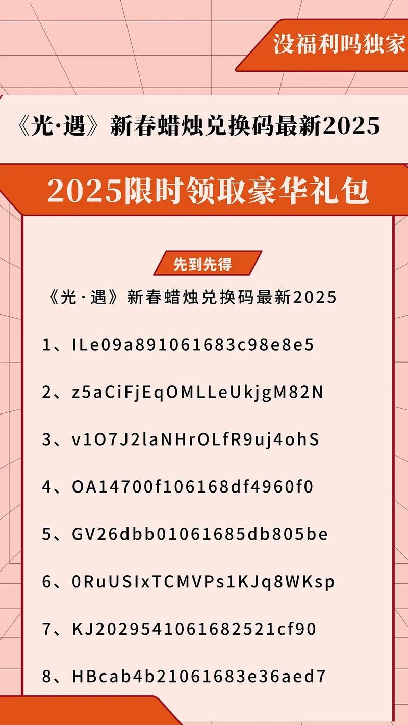光遇2025兑换码永不过期轻量版