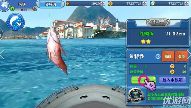 疯狂钓鱼破解版无限钞票金币无限时间版