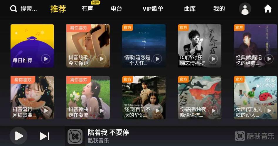 酷我音乐车机共存vip解锁版永久免费未删减