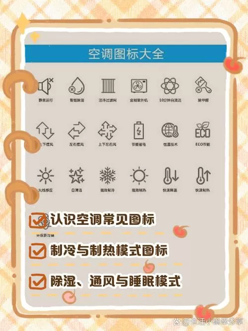 tcl空调图标符号含义图解