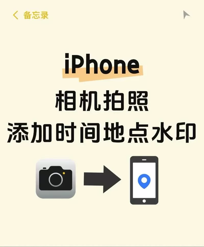 手机相机怎么加水印时间