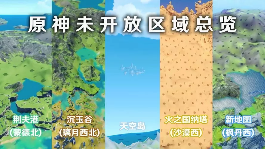 原神怎么解锁地图未开放区域