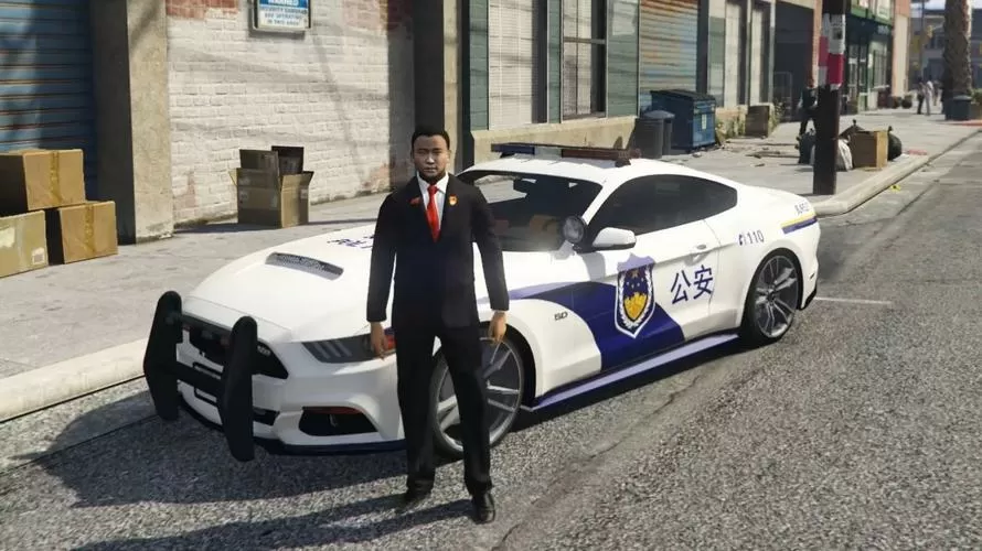 侠盗猎车手圣安地列斯中国警察mod