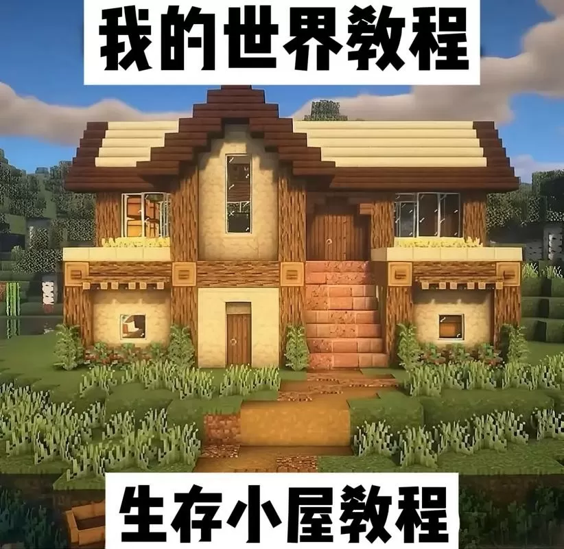 我的世界豪华木屋别墅教程