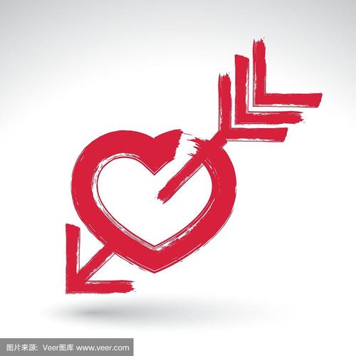 红色心形图标社交的app