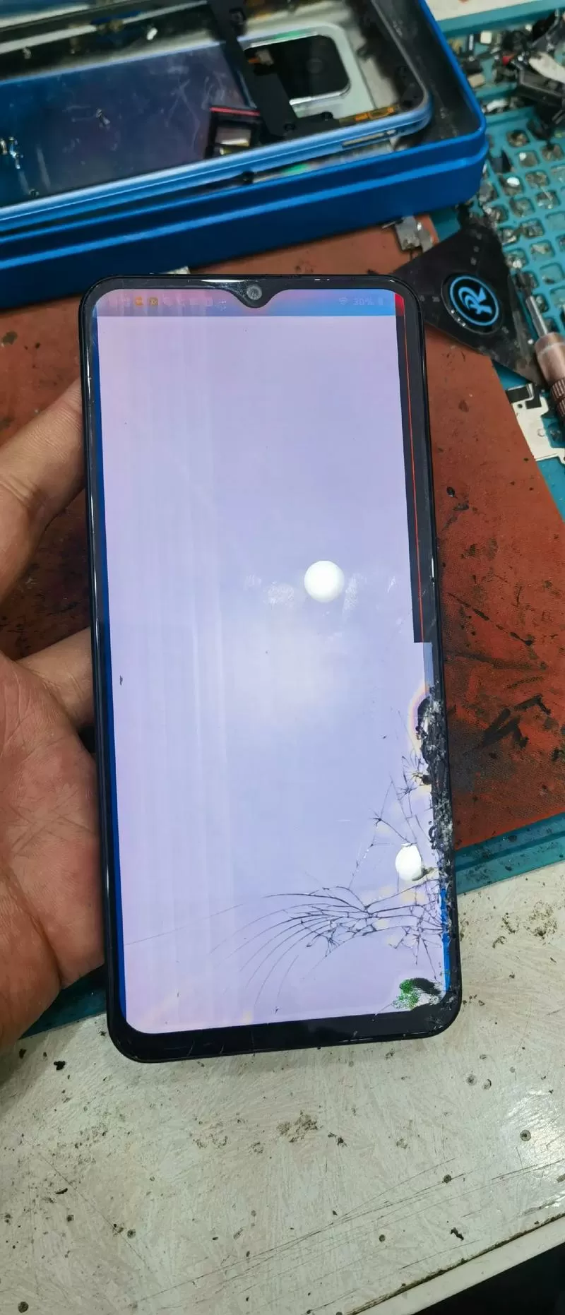 vivo手机屏幕碎了截图