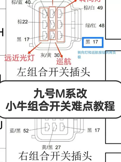 小牛组合开关更换教程