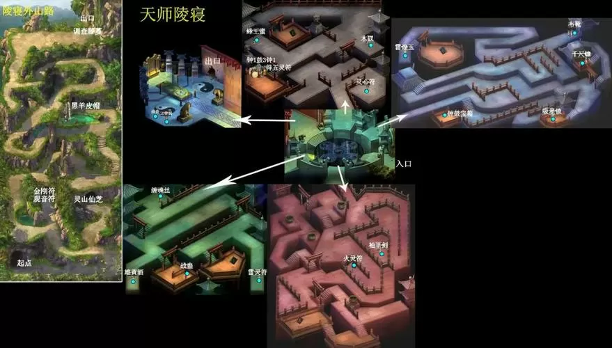 仙剑2地图全攻略