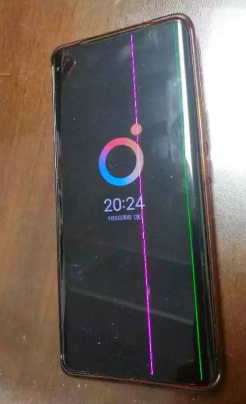 vivo手机屏花了出现竖条纹