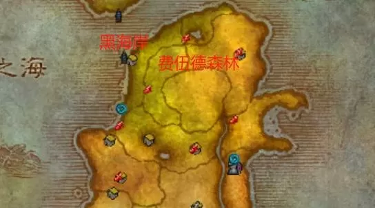 费伍德森林挖矿路线