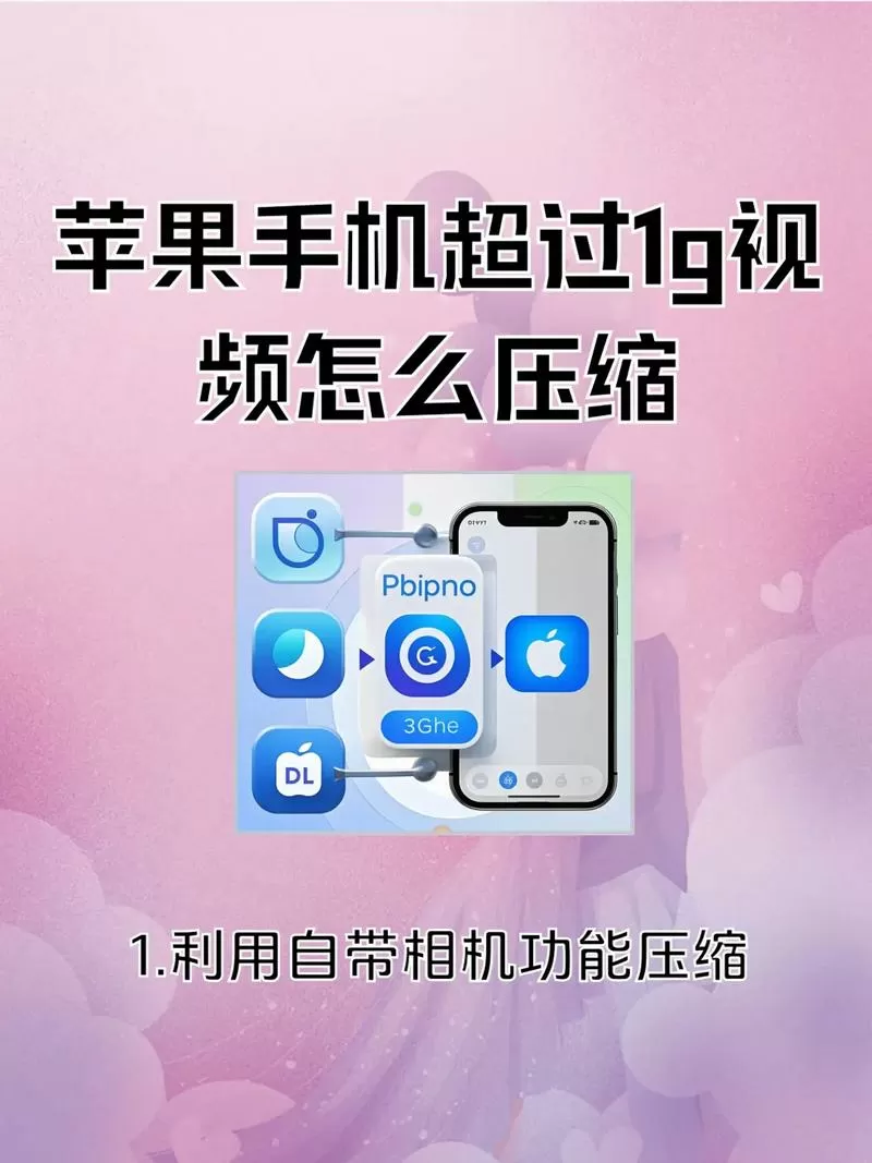 苹果手机超过1g视频怎么压缩