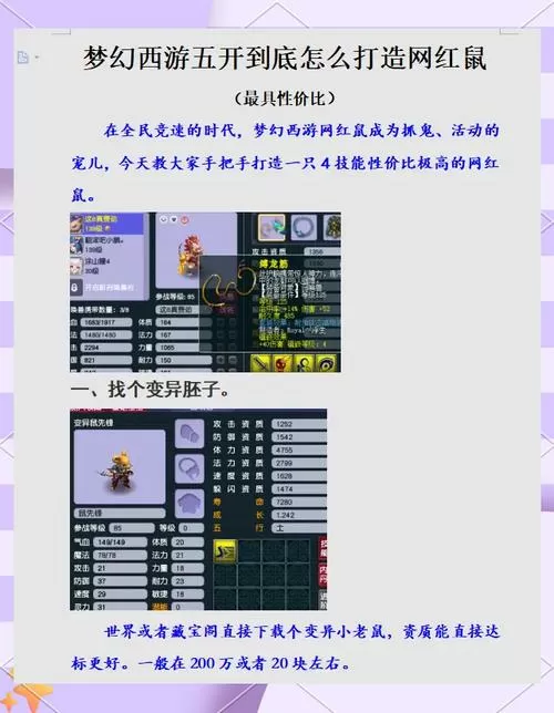 梦幻西游生肖宠物怎么快速升级