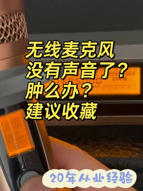 音响无线话筒没声音怎么弄