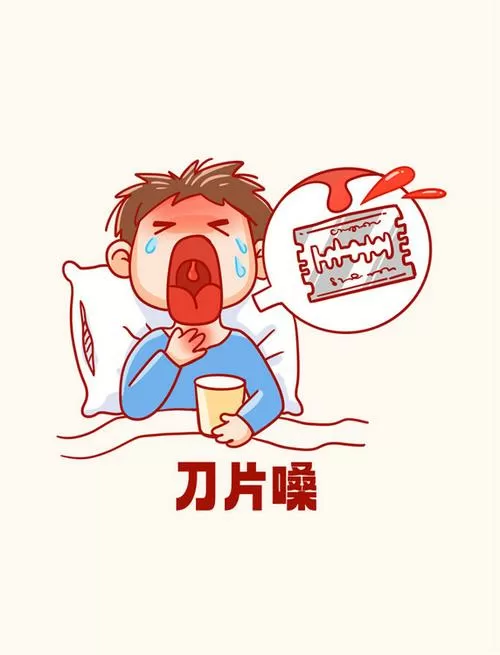 喉咙吞刀片表情包图片