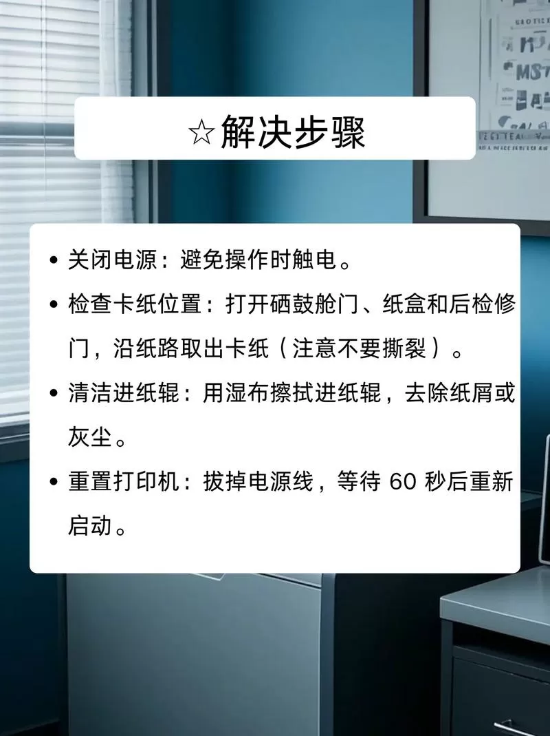 惠普打印机一打印就卡纸的原因怎么解决图标