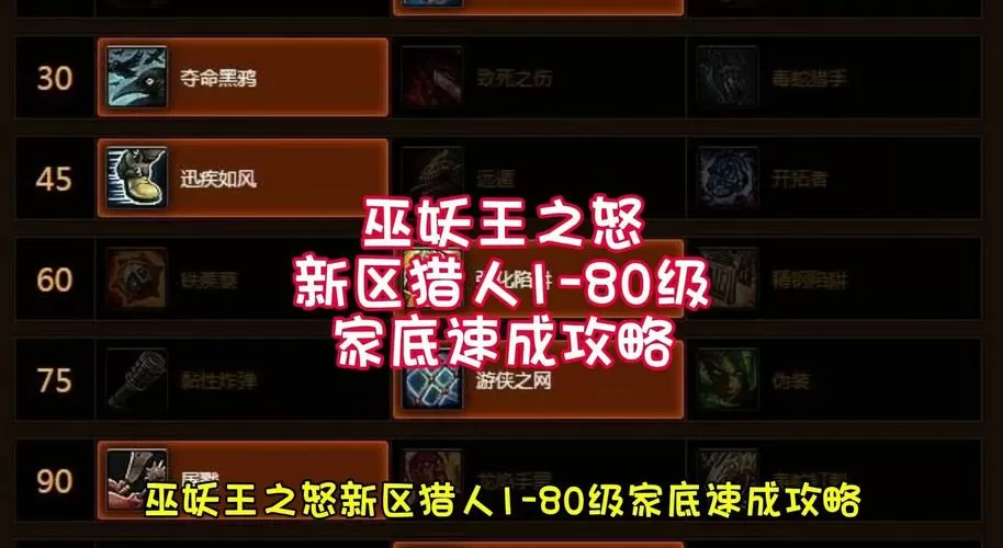 精灵猎人1—60最快升级