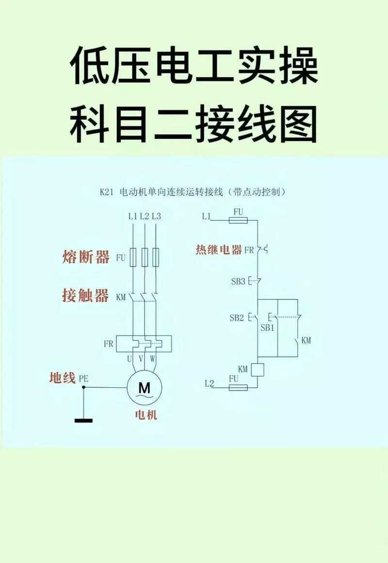 低压电工科目二接线视频