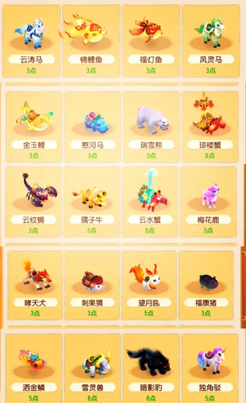 梦幻西游种族坐骑成长图标