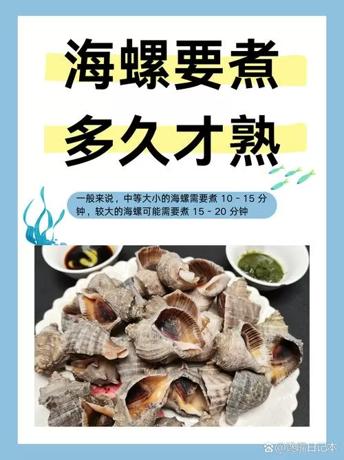 大海螺水开后煮几分钟