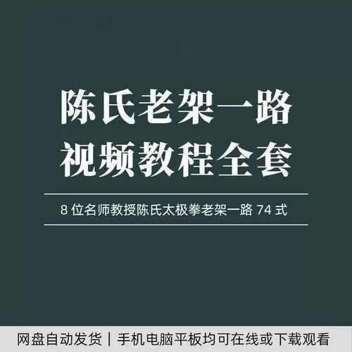 陈式74式太极拳教学版全套演练