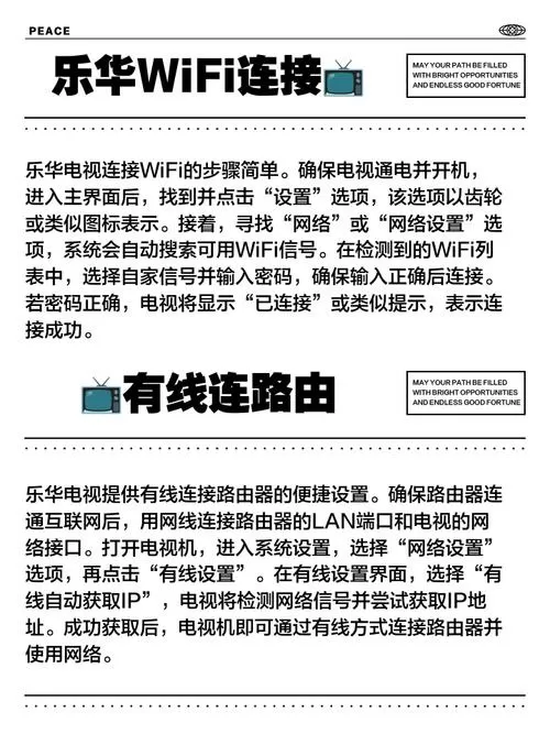 乐华电视怎么连接网络