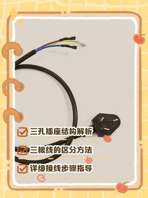 三个插头的线怎么接